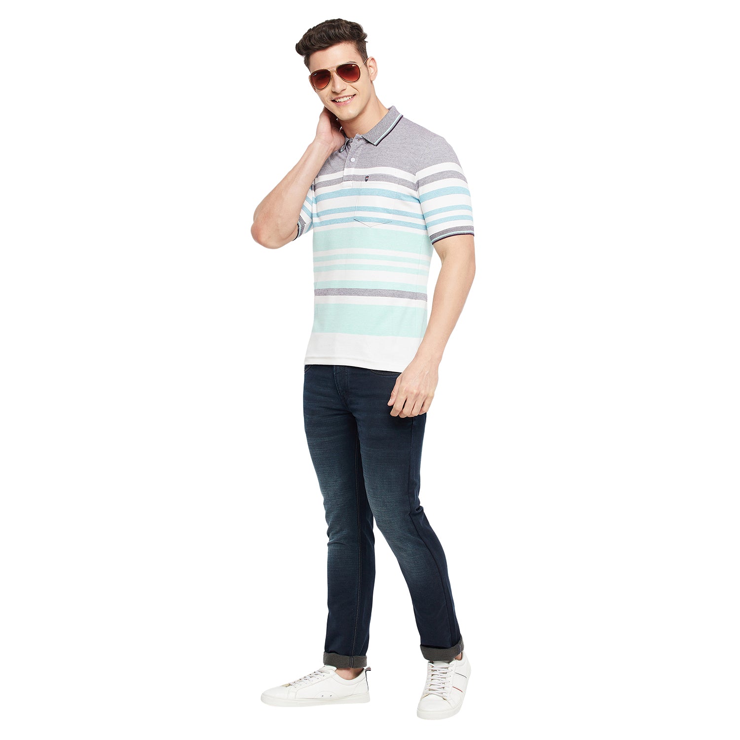 Duke Stardust Men Half Sleeve Cotton T-Shirt (LF5396)
