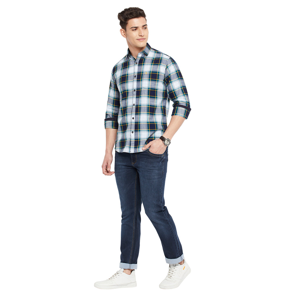 Duke Urban Men Full Sleeve  Cotton Shirt (SDO5CKI)
