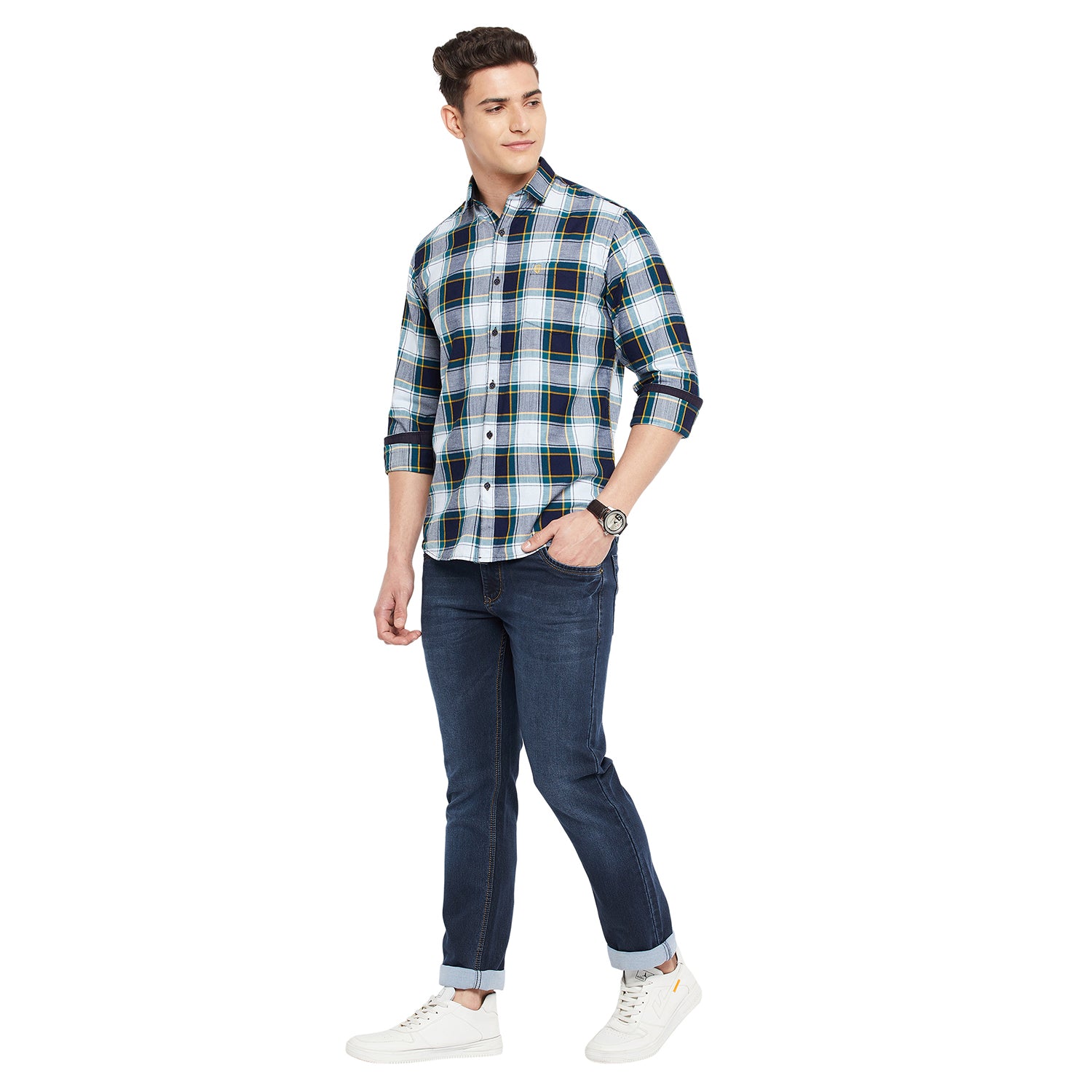 Duke Urban Men Full Sleeve  Cotton Shirt (SDO5CKI)