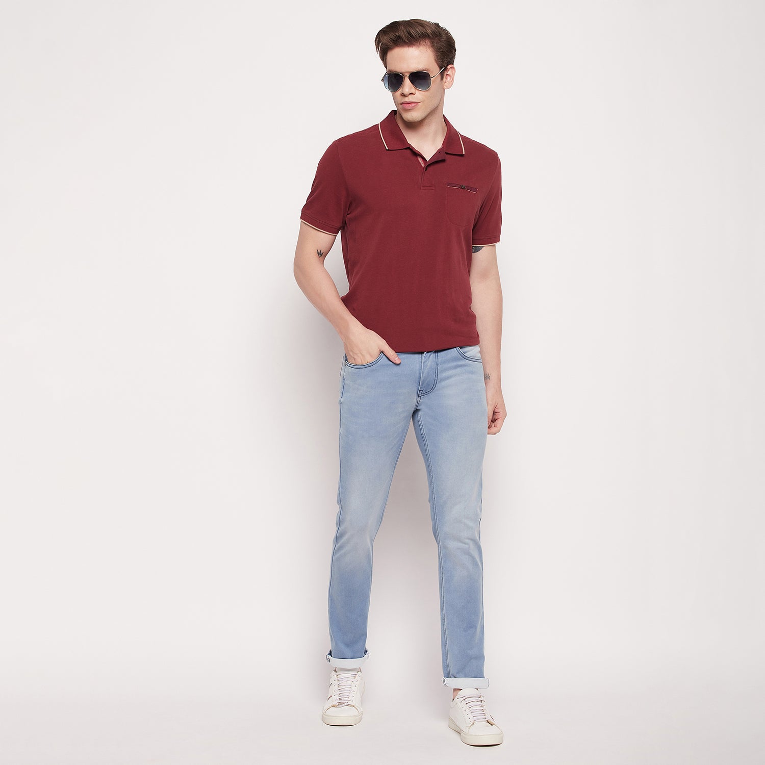 Duke Stardust Men Slim Fit Stretchable Jeans (SDD5364)