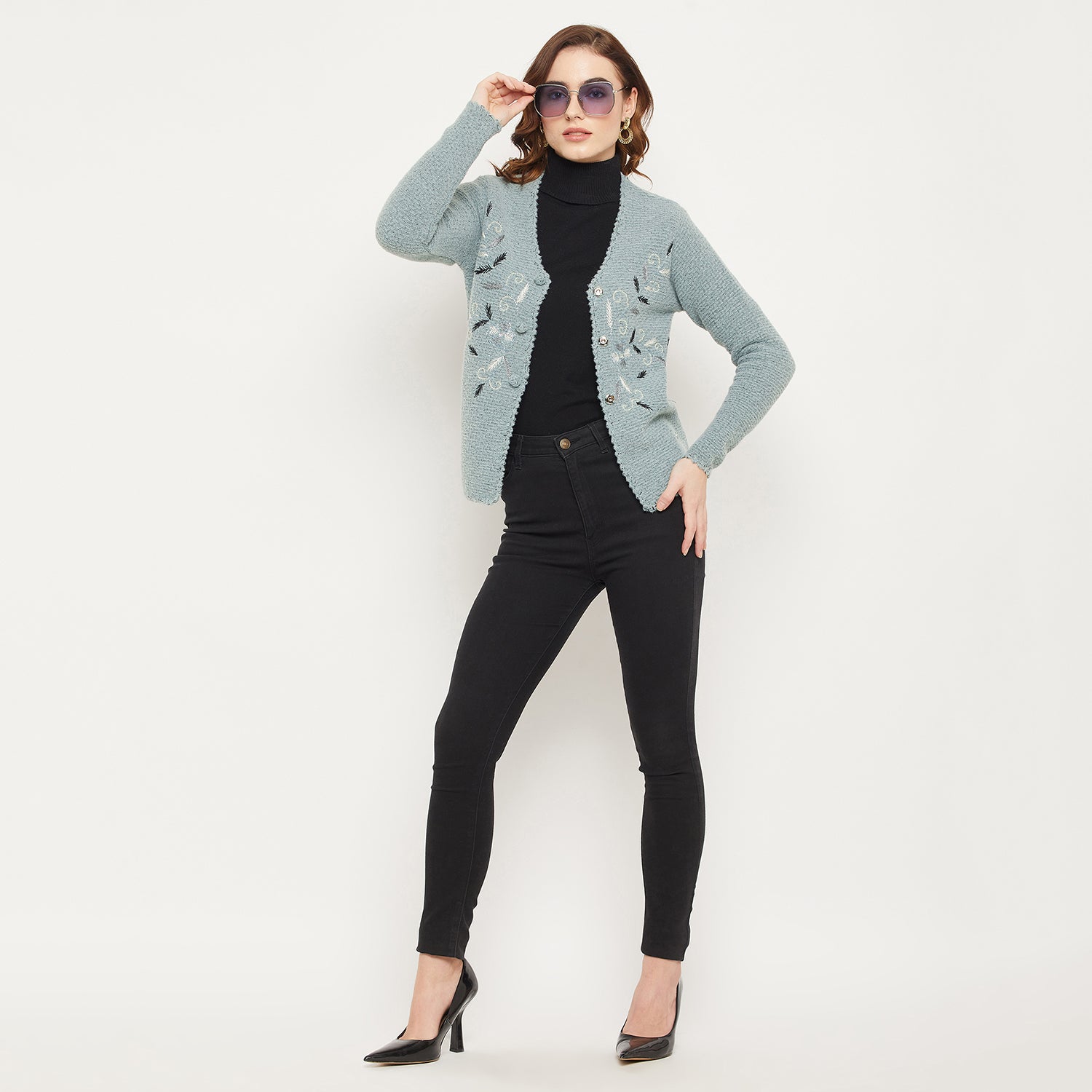 Duke Urban Women Self Design Cardigan (SDS9733)