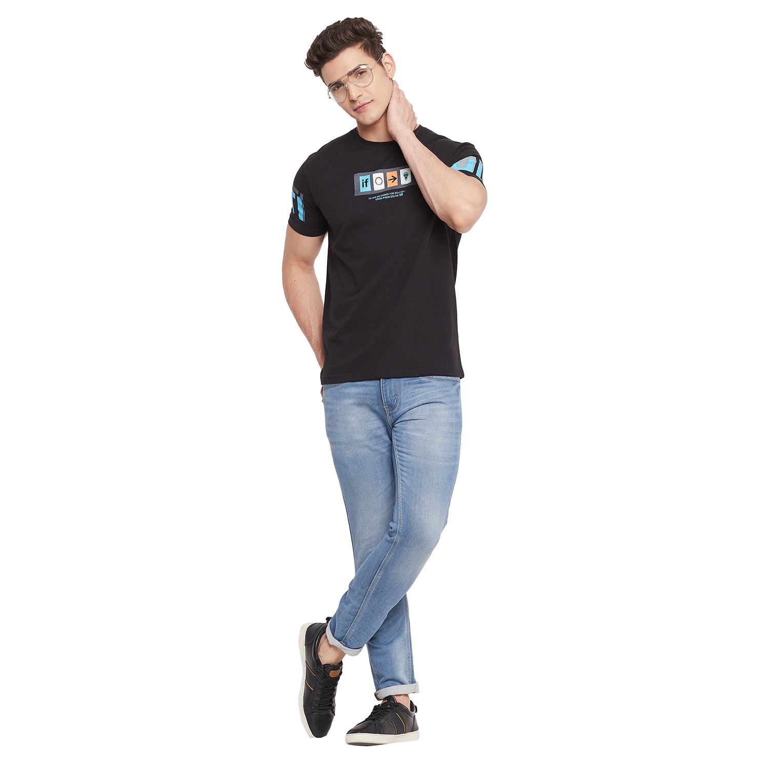 Duke Urban Men Half Sleeve Cotton T-shirt (LF5038)