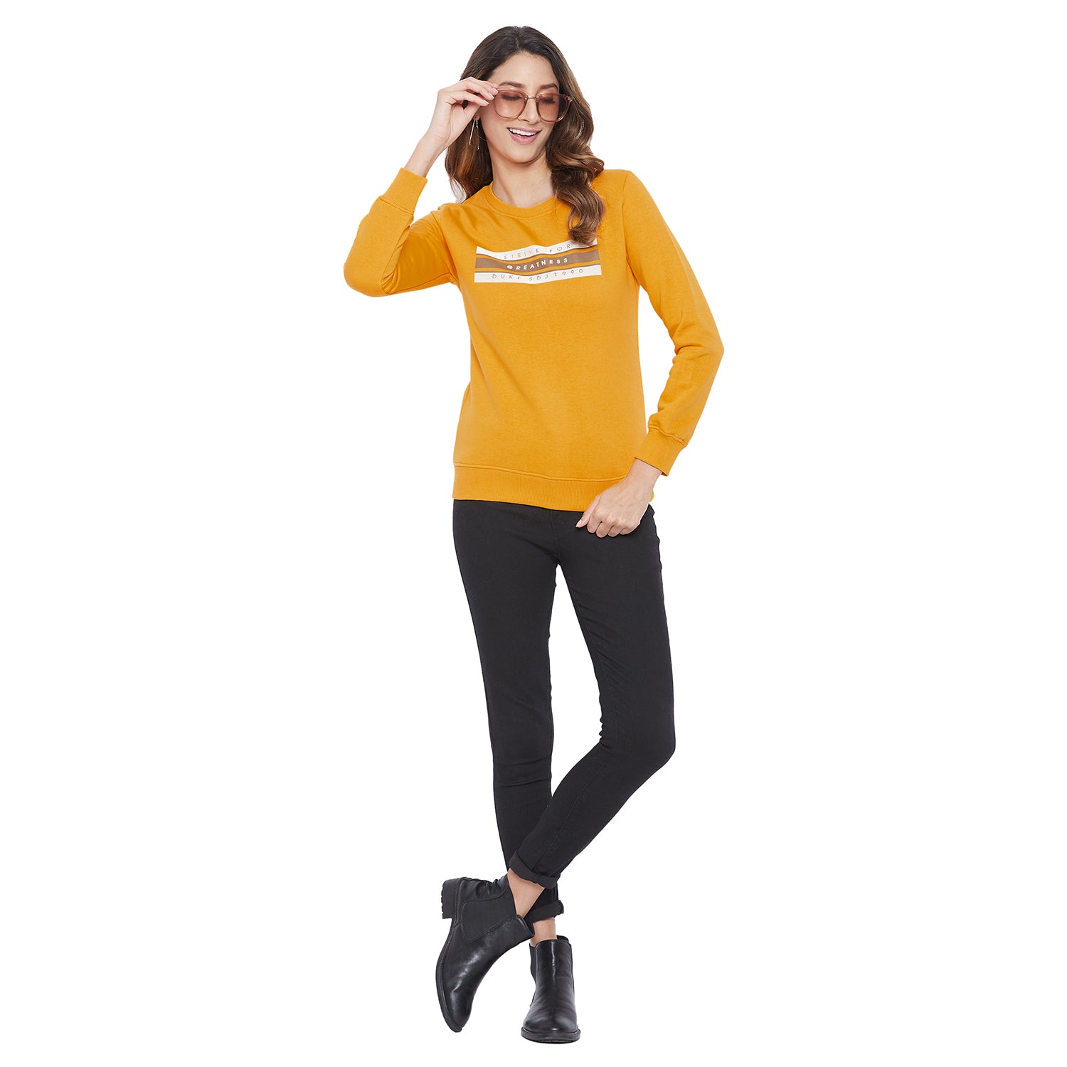 Duke Urban Women Round Neck Sweatshirt (LFX785)