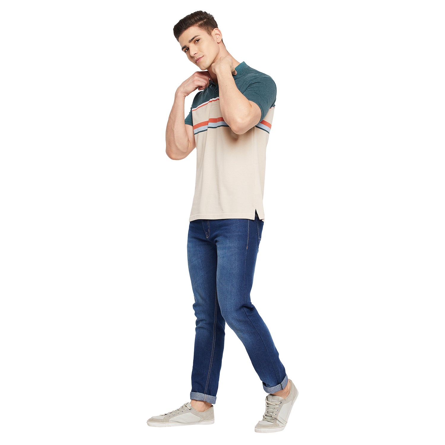 Duke Stardust Men Half Sleeve Cotton T-shirt (LF5393)