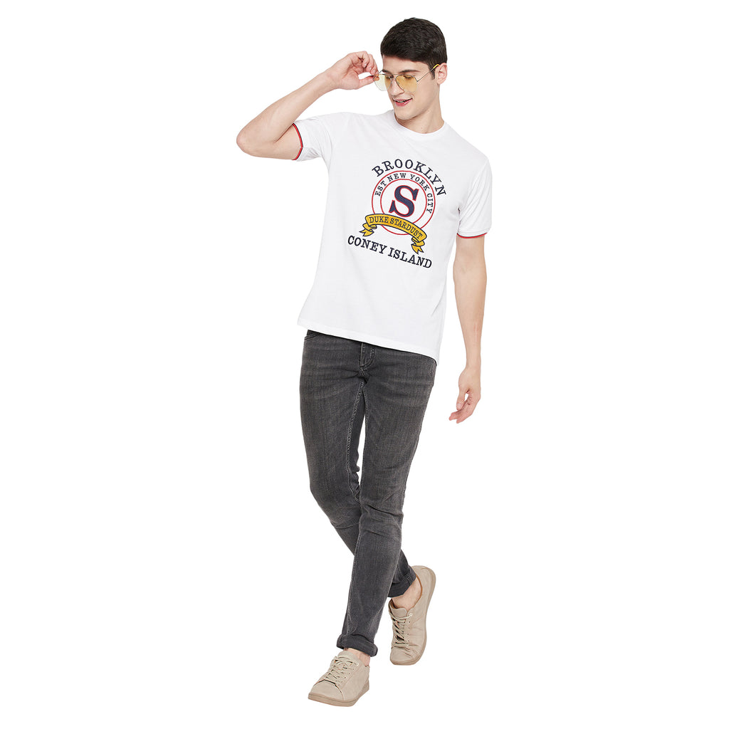 Duke Stardust Men Half Sleeve Cotton T-shirt (LF5240)