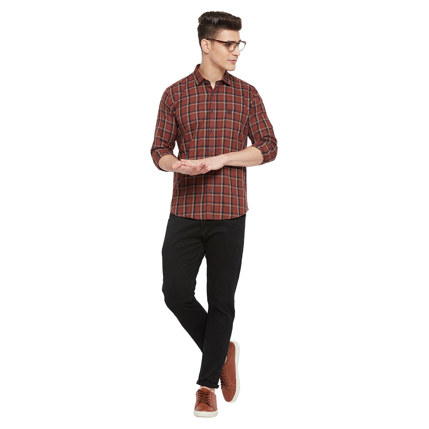 Duke Stardust Men Full Sleeve Cotton Shirt (SDO6CKE)