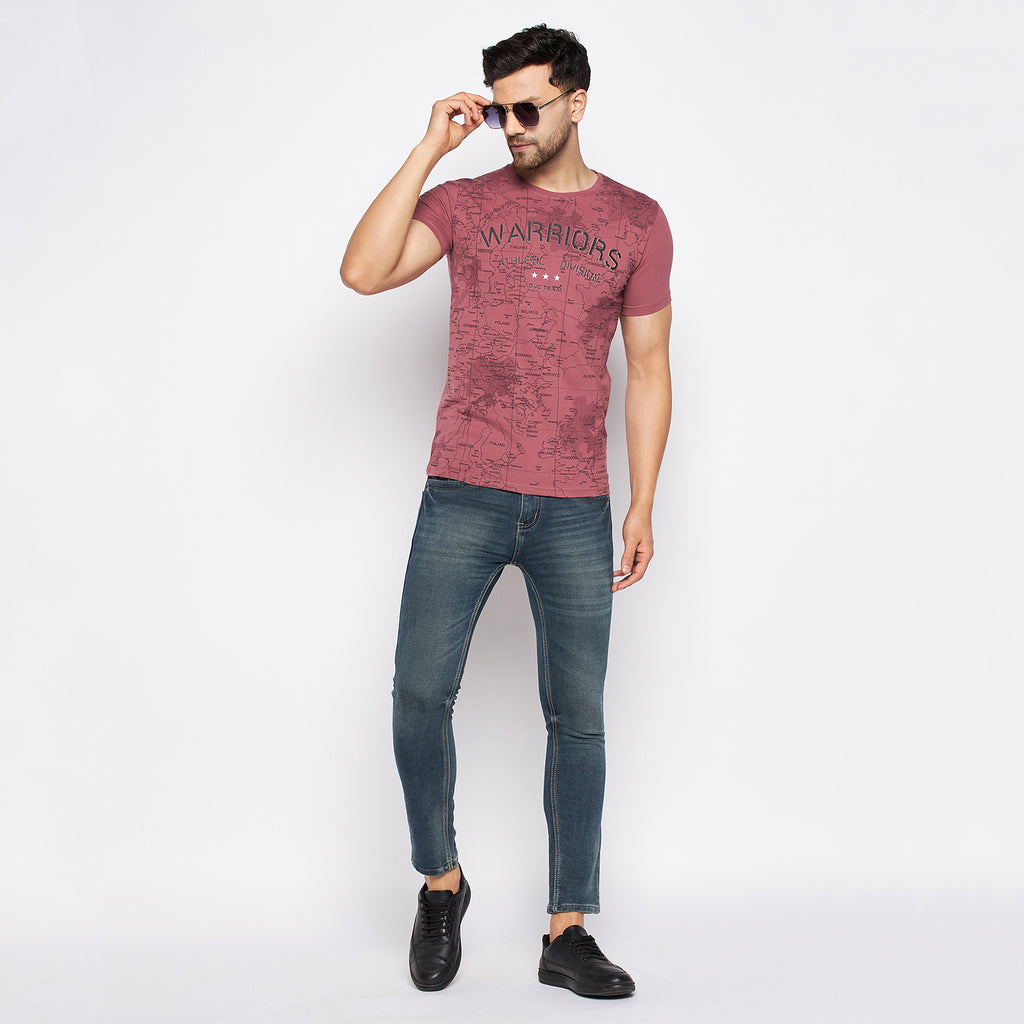 Duke Urban Men Half Sleeve Cotton T-shirt (LF5737)