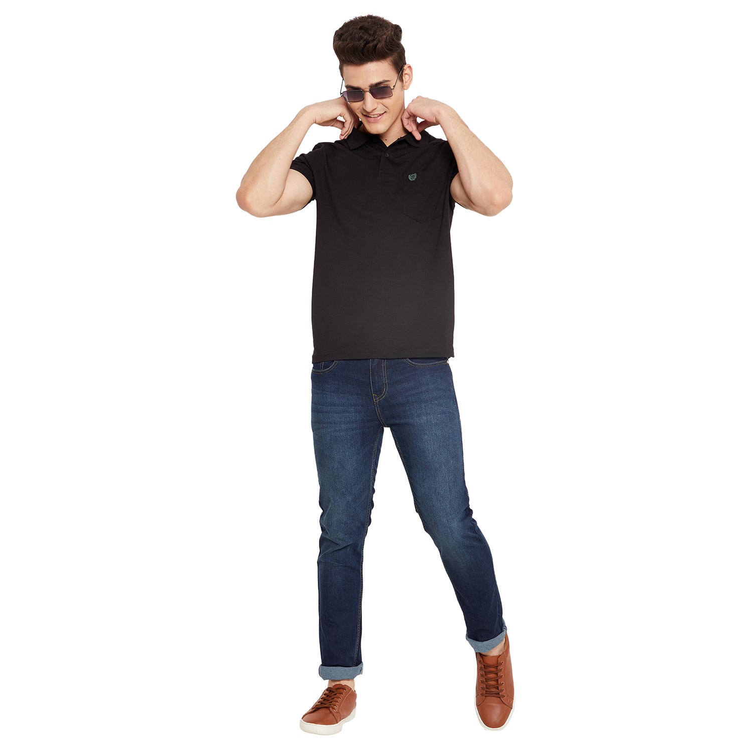 Duke Stardust Men Half Sleeve Cotton T-shirt (ONSD38S)