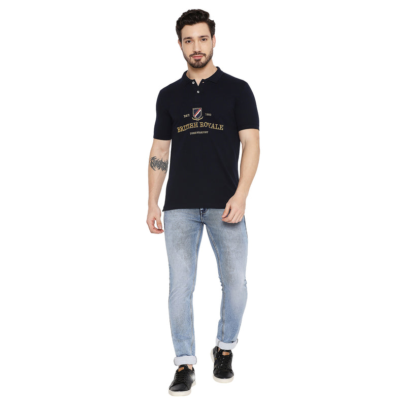 Duke Urban Men Half Sleeve Cotton T-shirt (LF5442)
