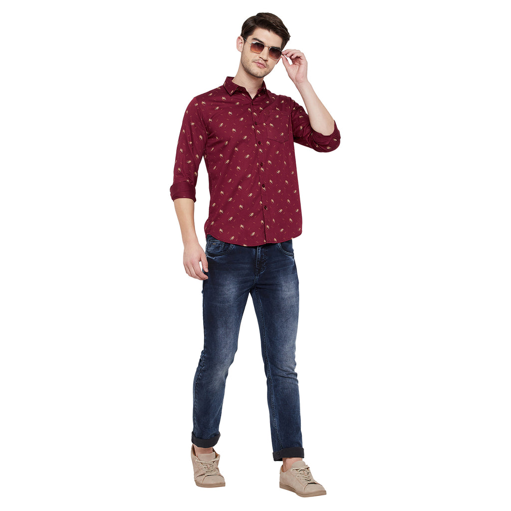 Duke Urban Men Full Sleeve Cotton Shirt (SDO7PRSK)