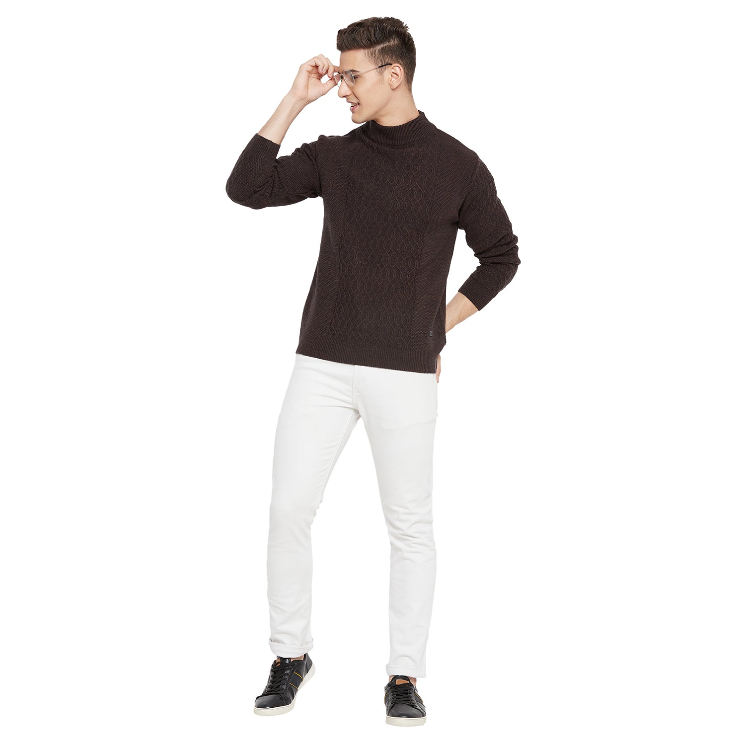 Duke Urban Men Full Sleeve High Neck Sweater (SDS2005)
