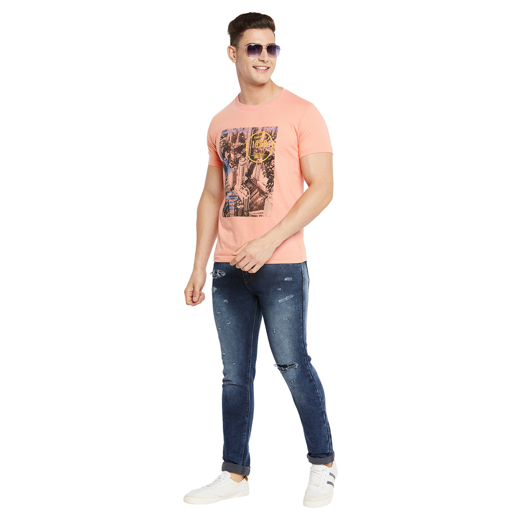Duke Stardust Men Half Sleeve Cotton T-shirt (LF5227)
