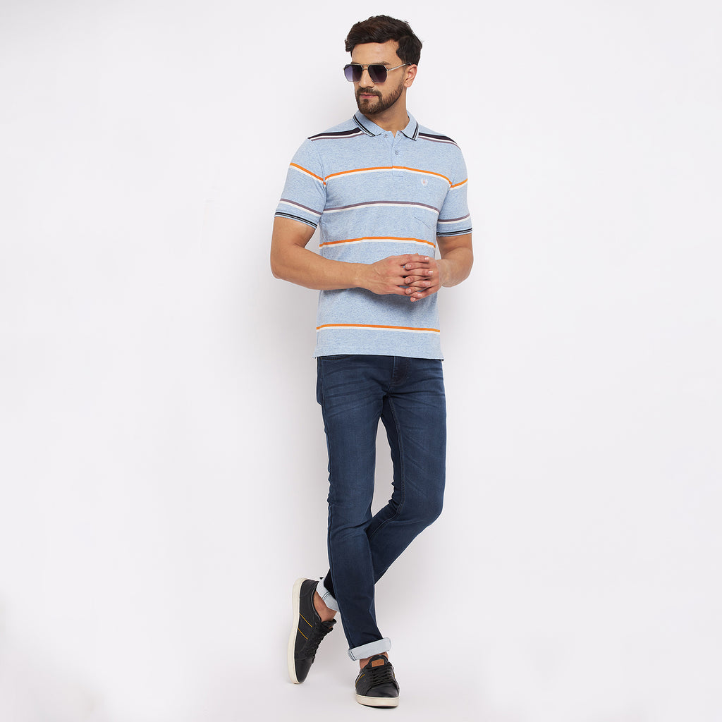 Duke Stardust Men Half Sleeve Cotton T-shirt (LF4764)
