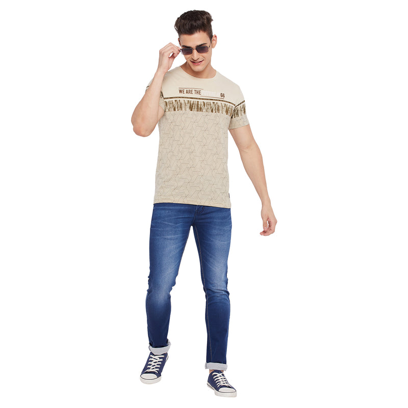 Duke Urban Men Half Sleeve Cotton T-shirt (LF5257)