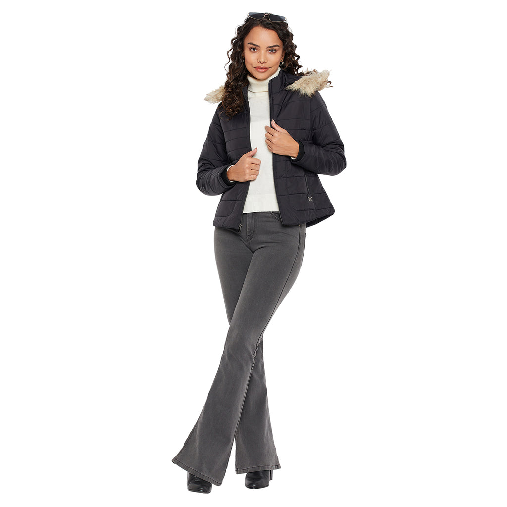 Duke Urban Women Full Sleeve Hooded Jacket (SDZ1914)