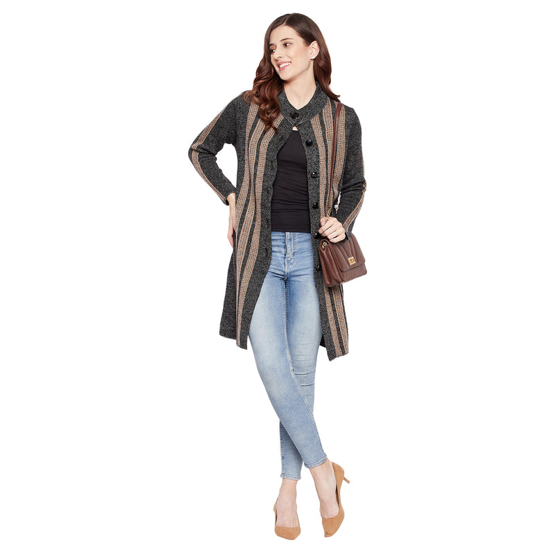 Duke Urban Women Full Sleeve Long Cardigan (SDS1086)