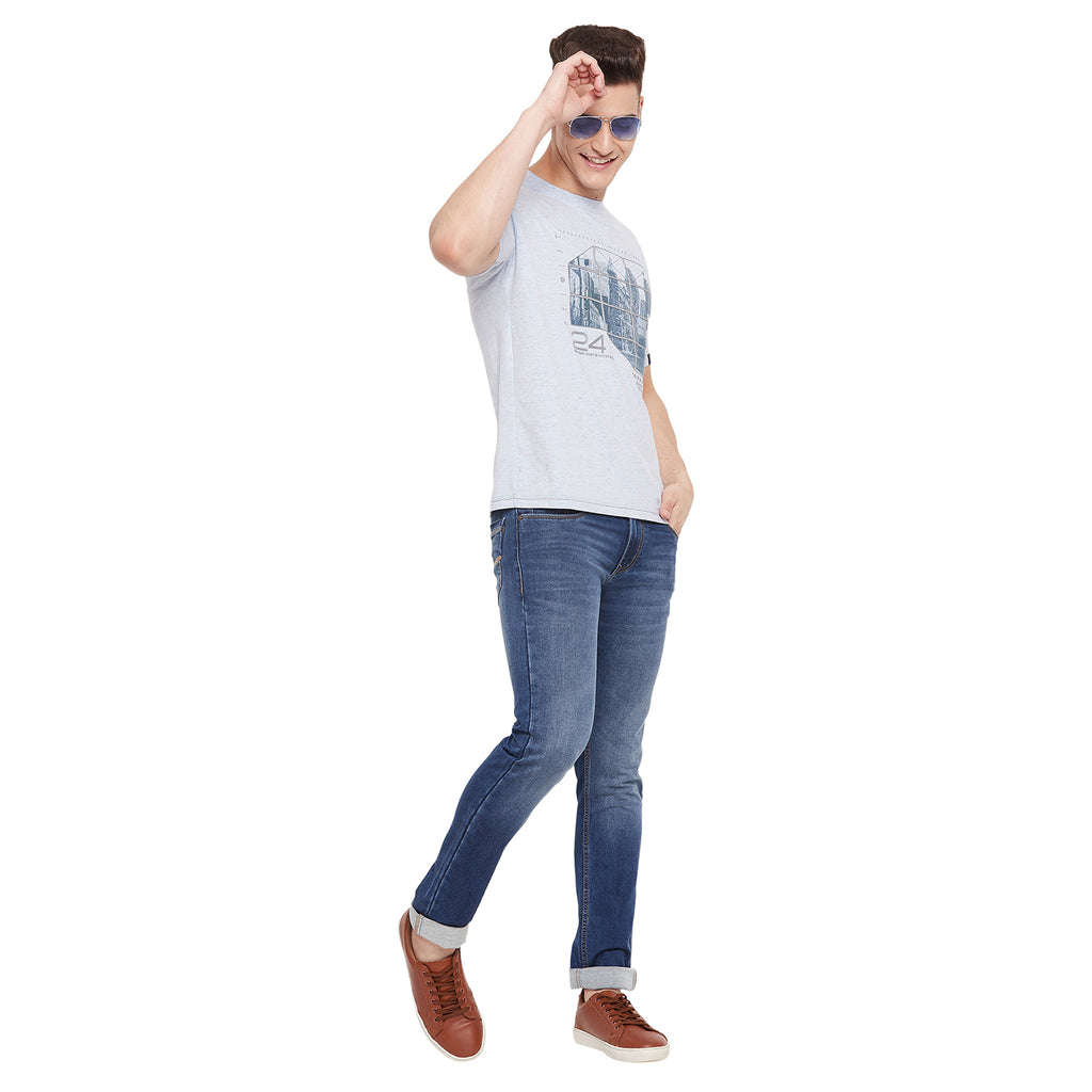 Duke Stardust Men Half Sleeve Cotton T-shirt (LF5261)
