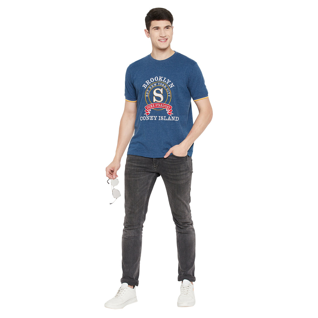 Duke Stardust Men Half Sleeve Cotton T-shirt (LF5240)