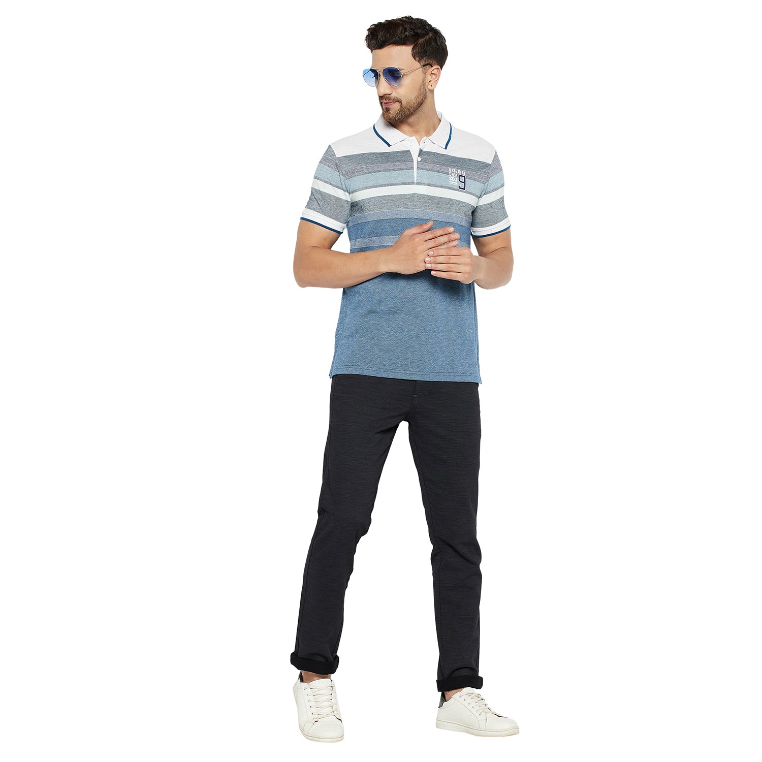 Duke Urban Men Half Sleeve Cotton T-shirt (LF5439)