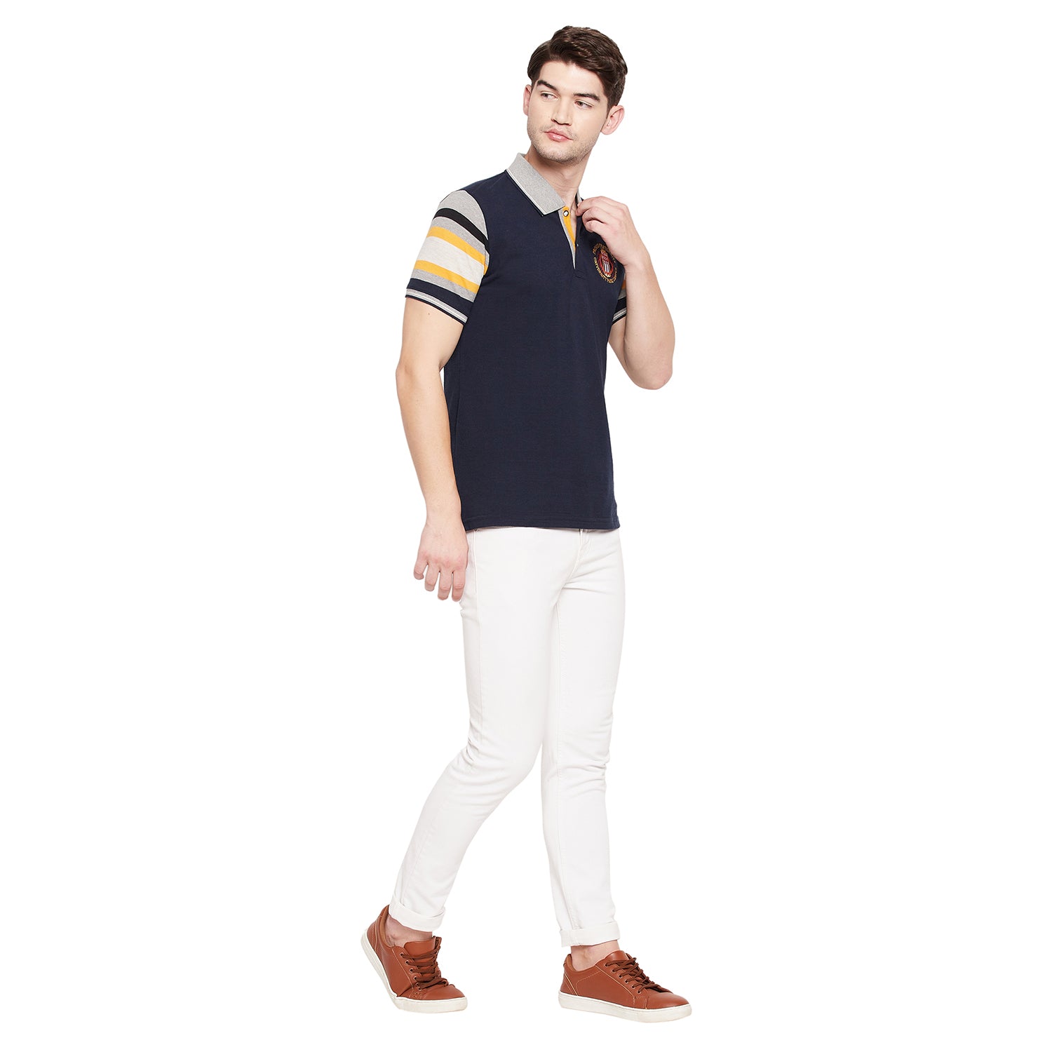 Duke Stardust Men Half Sleeve Cotton T-shirt (MTLF326)