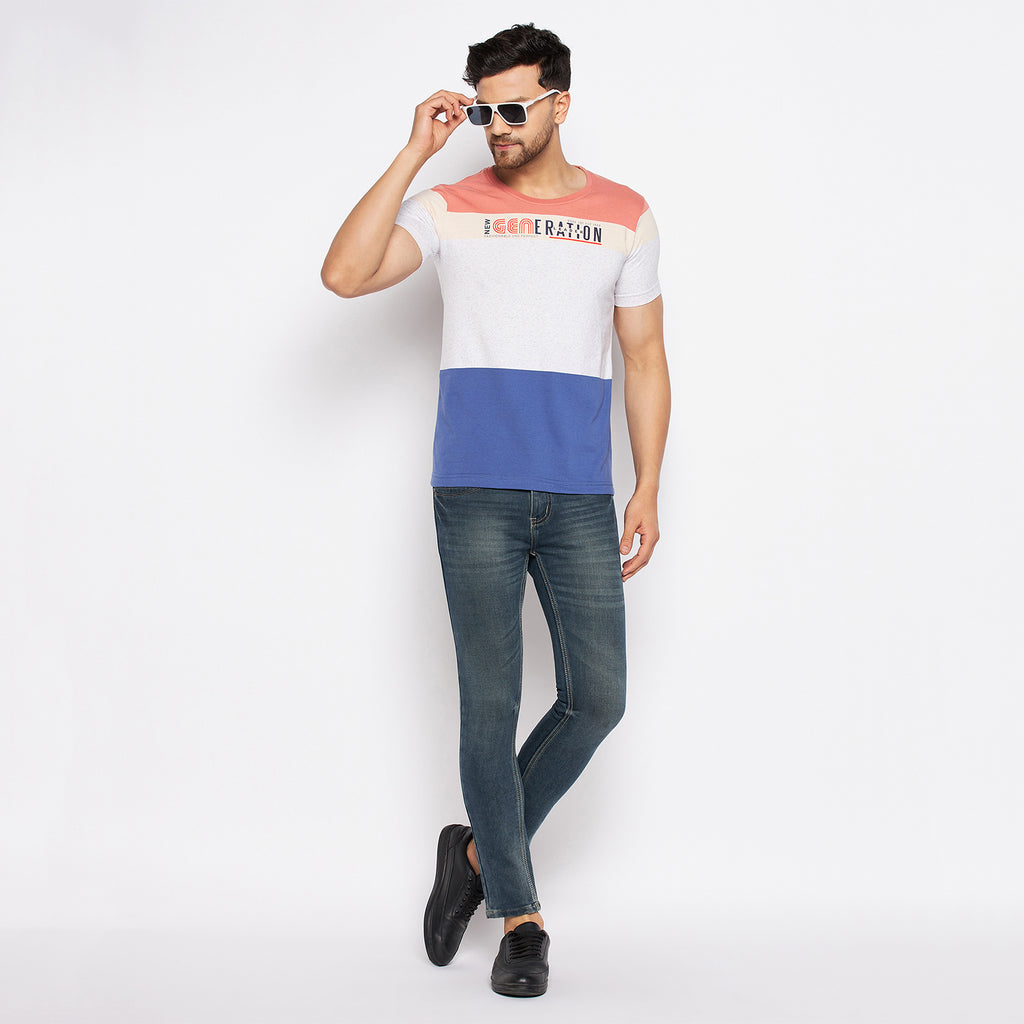 Duke Stardust Men Half Sleeve Cotton T-shirt (LF5472S)