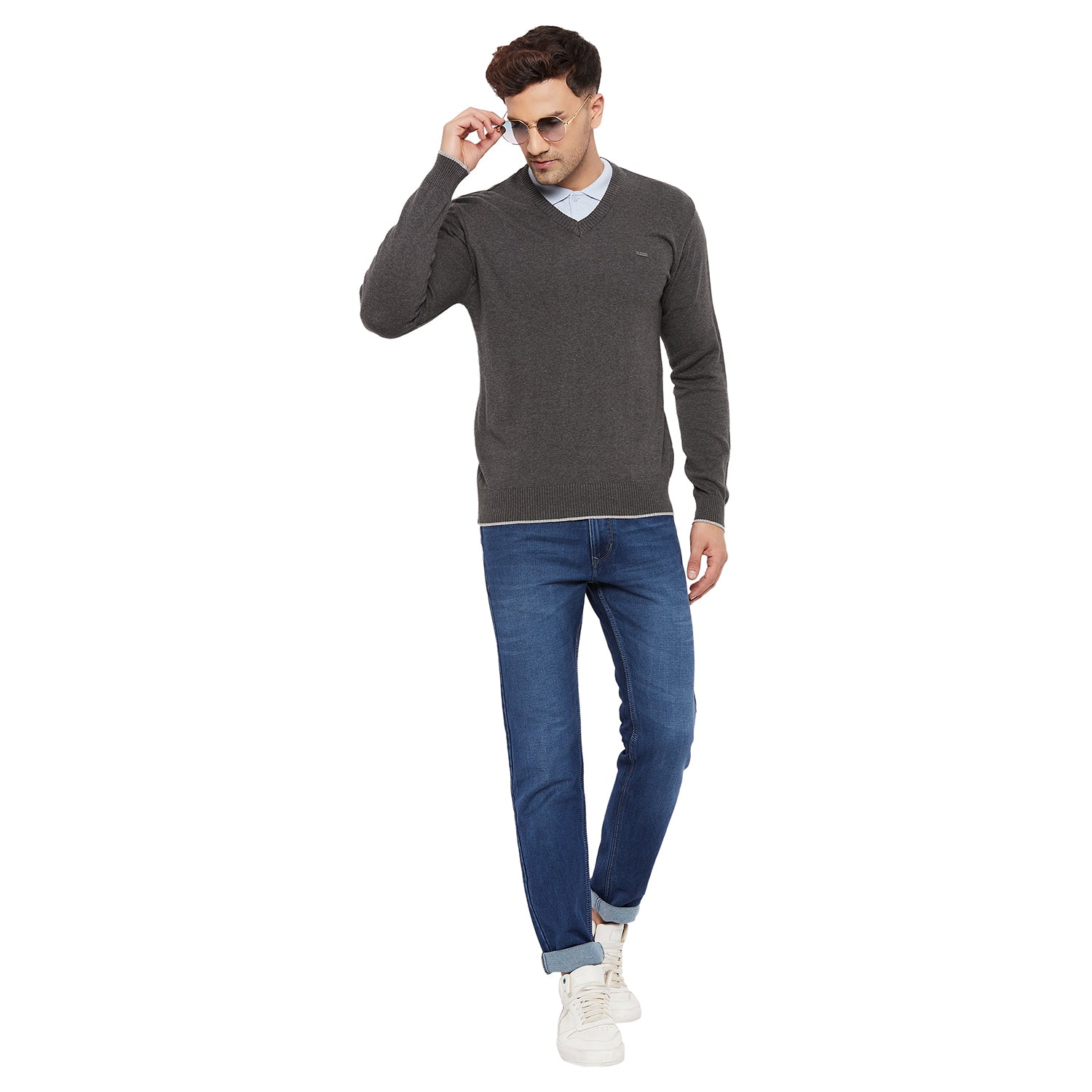 Duke Urban Men Full Sleeve V Neck Sweater (SDS3000)