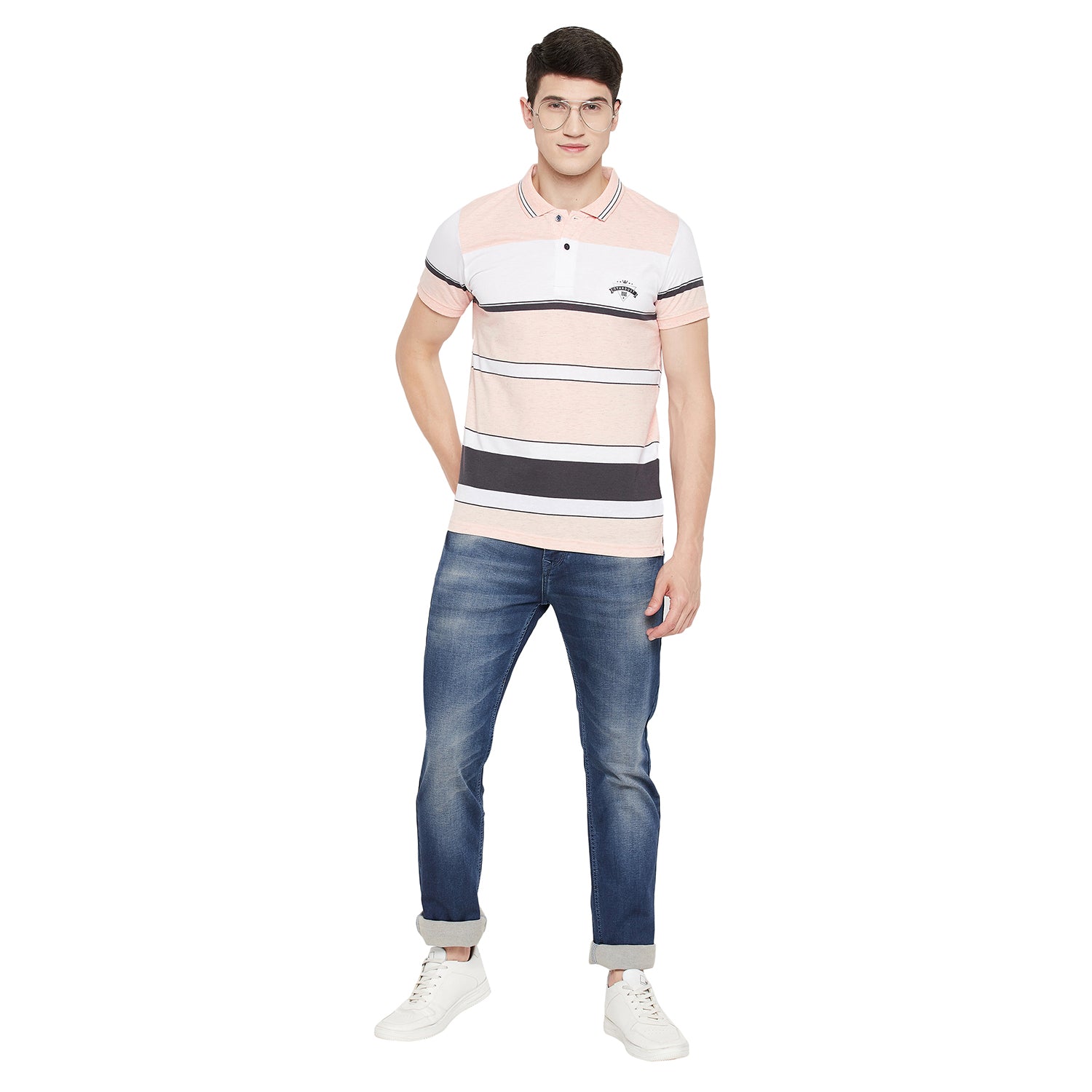 Duke Stardust Men Half Sleeve Cotton T-Shirt (MTLF338)