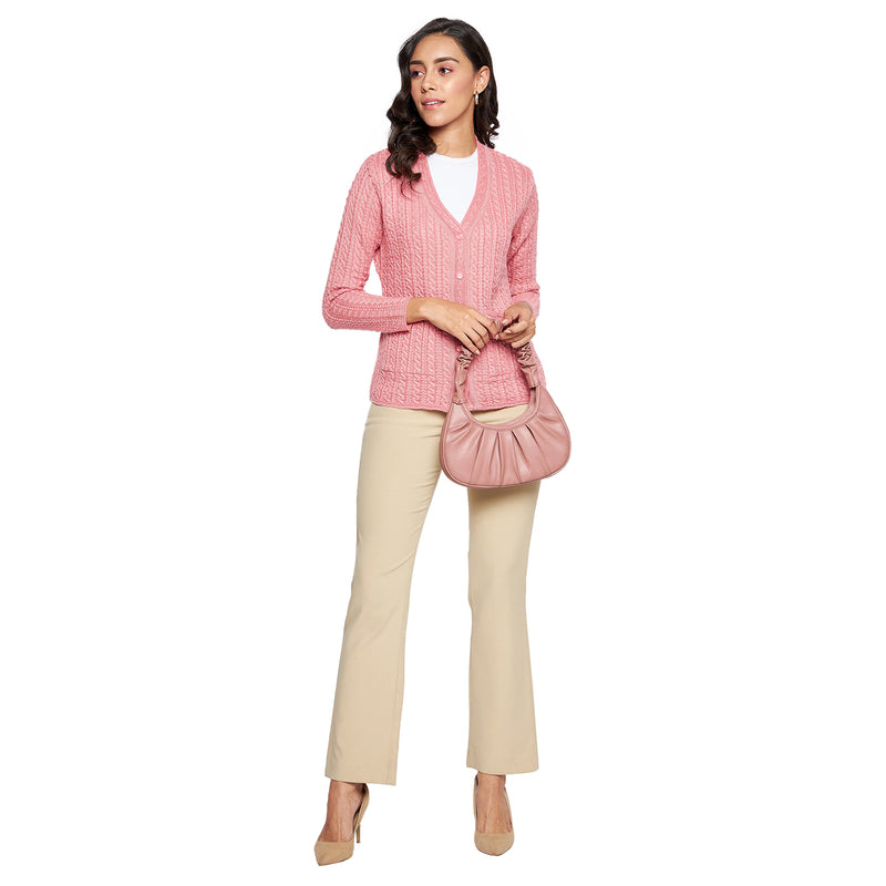 Duke Urban Women Full sleeve V Neck Cardigan (SDS9727)