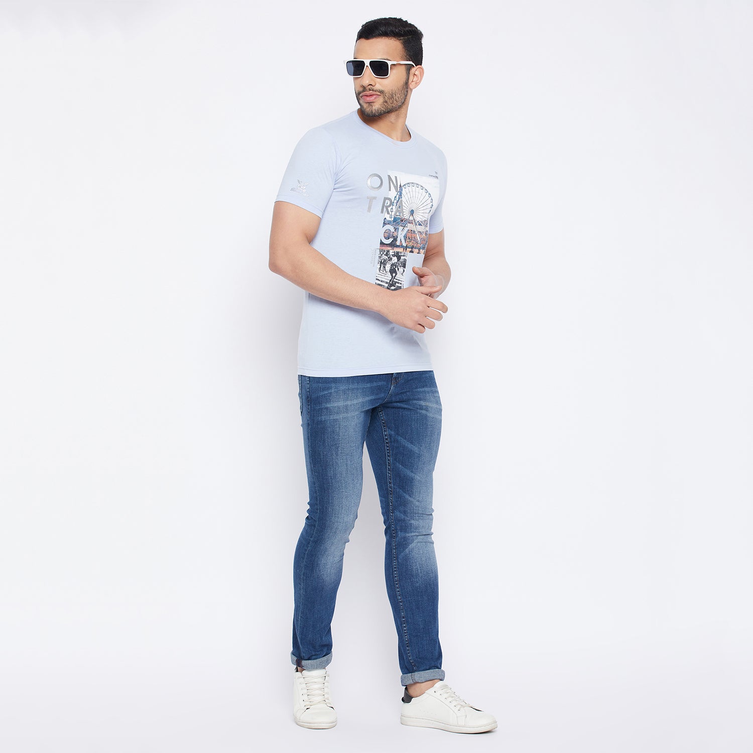 Duke Urban Men Half Sleeve Cotton T-shirt (LF5753)
