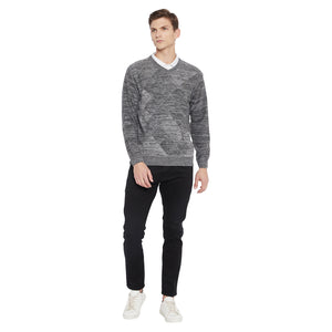 Duke Stardust Men Full Sleeve V Neck Sweater (SDS581)