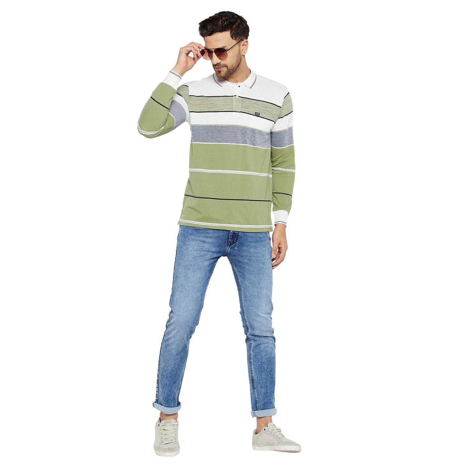 Duke Stardust Men Full Sleeve Cotton T-shirt (LF3965)