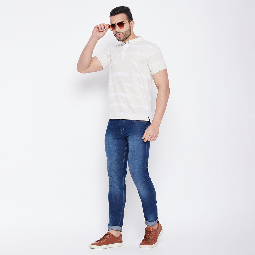 Duke Stardust Men Half Sleeve Cotton T-shirt (LF5838)