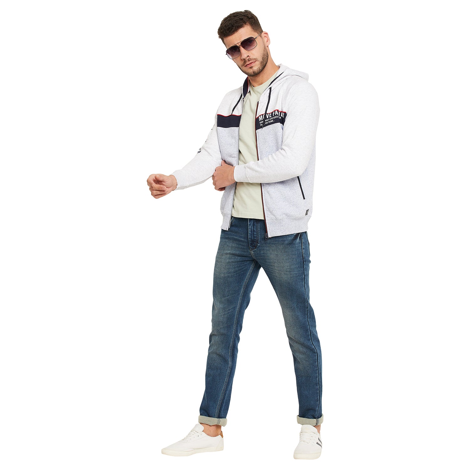 Duke Urban Men Hooded Neck Sweatshirt (LF3687)