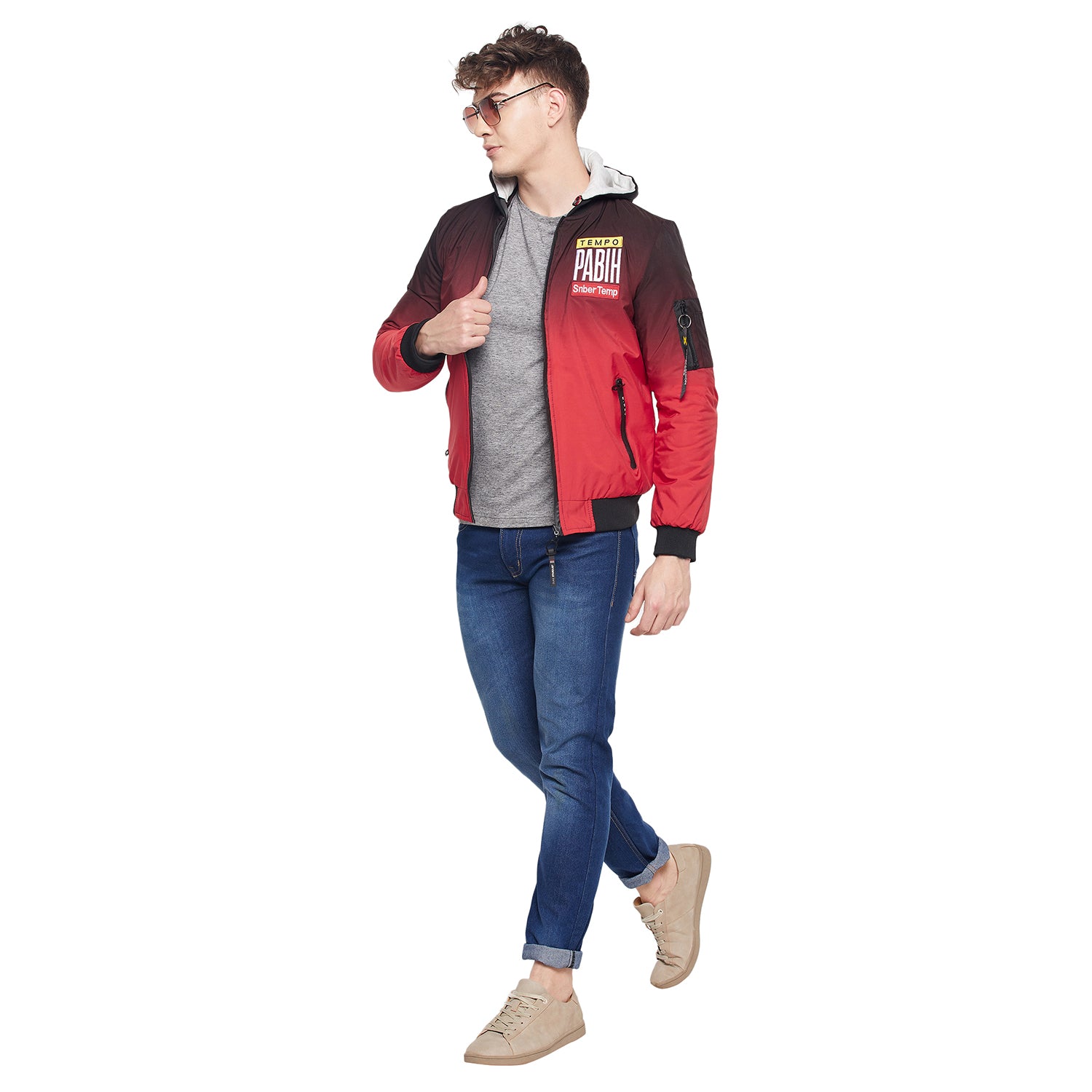 Duke Urban Men Full Sleeve Reversible Hooded Jacket (SDZ946)