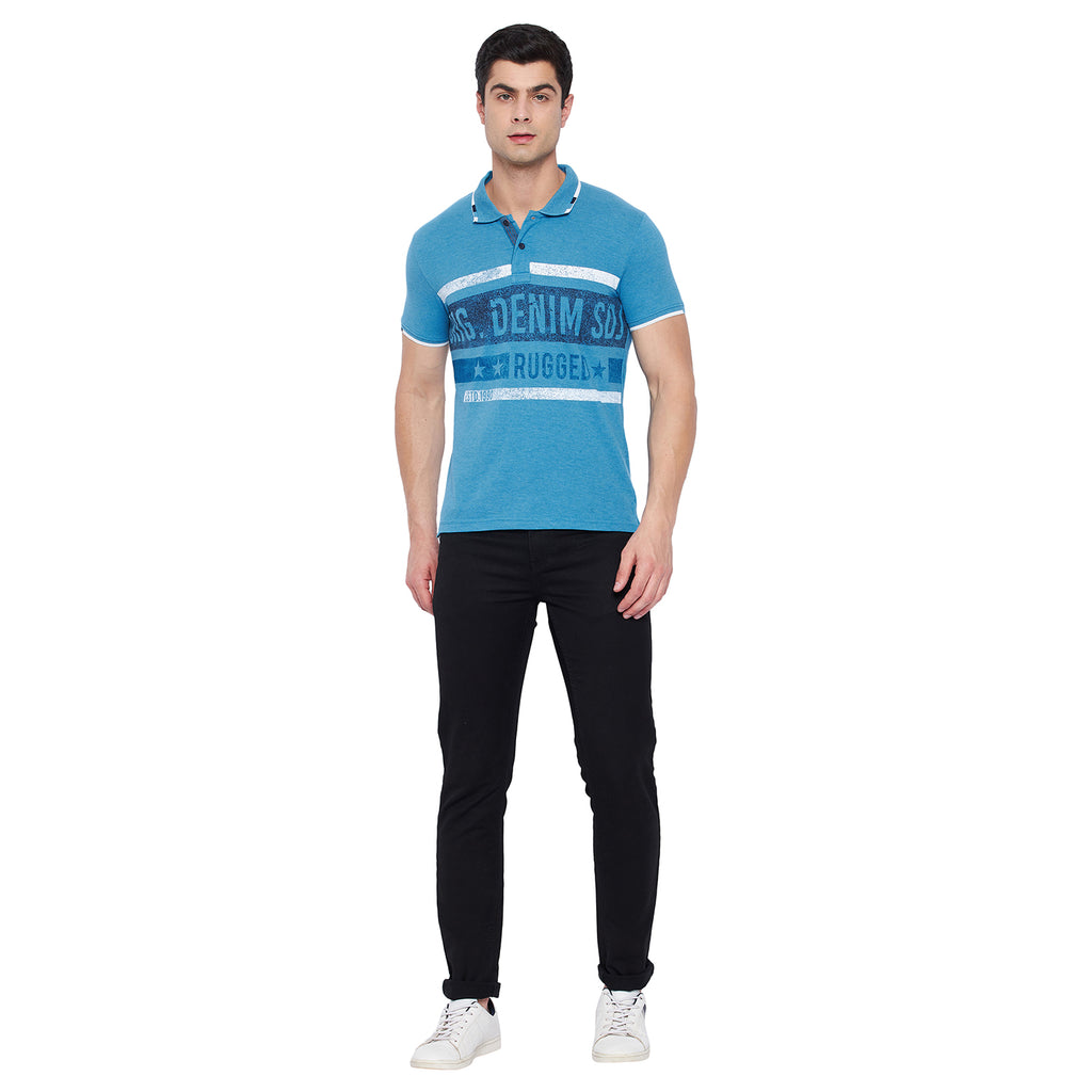 Duke Stardust Men Half Sleeve Cotton T-shirt (LF4553)