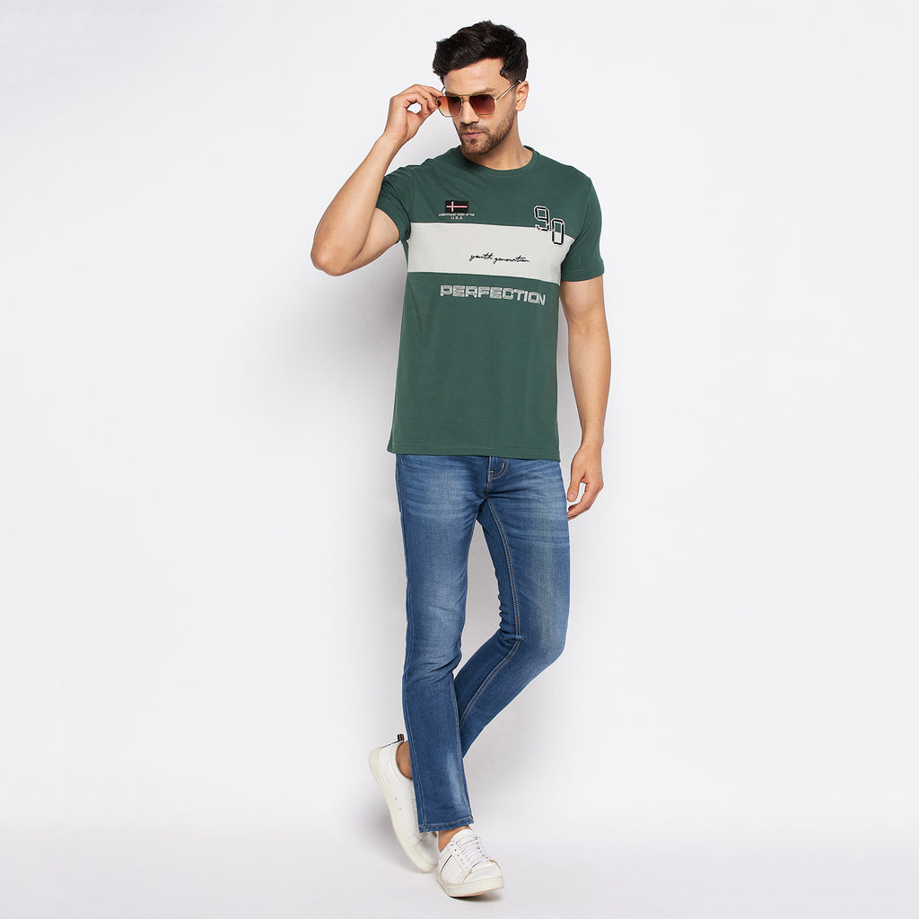 Duke Urban Men Half Sleeve Cotton T-shirt (LF5767)