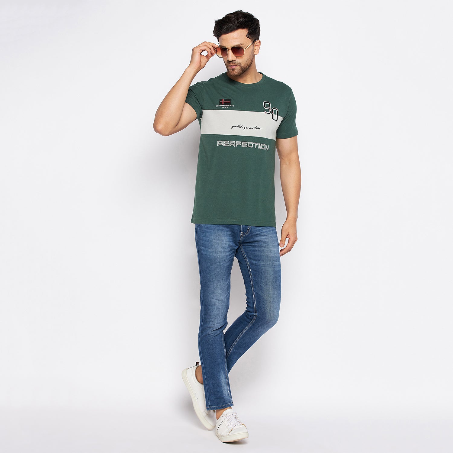 Duke Urban Men Half Sleeve Cotton T-shirt (LF5767)
