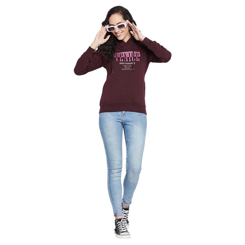 Duke Urban Women Full Sleeve Hooded Sweatshirt (LFX815)