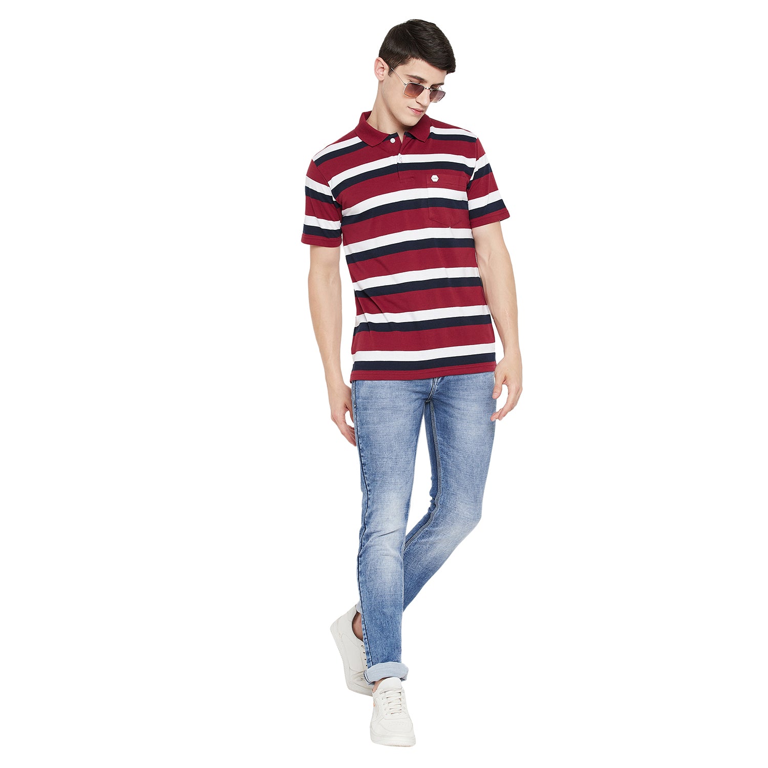 Duke Stardust Men Half Sleeve Cotton T-Shirt (MTLF343)