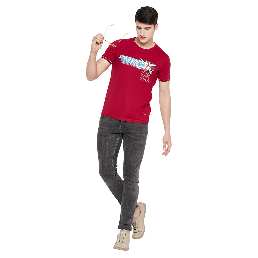 Duke Stardust Men Half Sleeve Cotton T-shirt (LF5259)