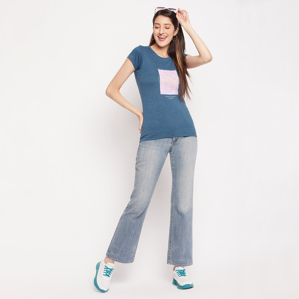 Duke Urban Women Short Sleeve Round Neck Top (LFX124)