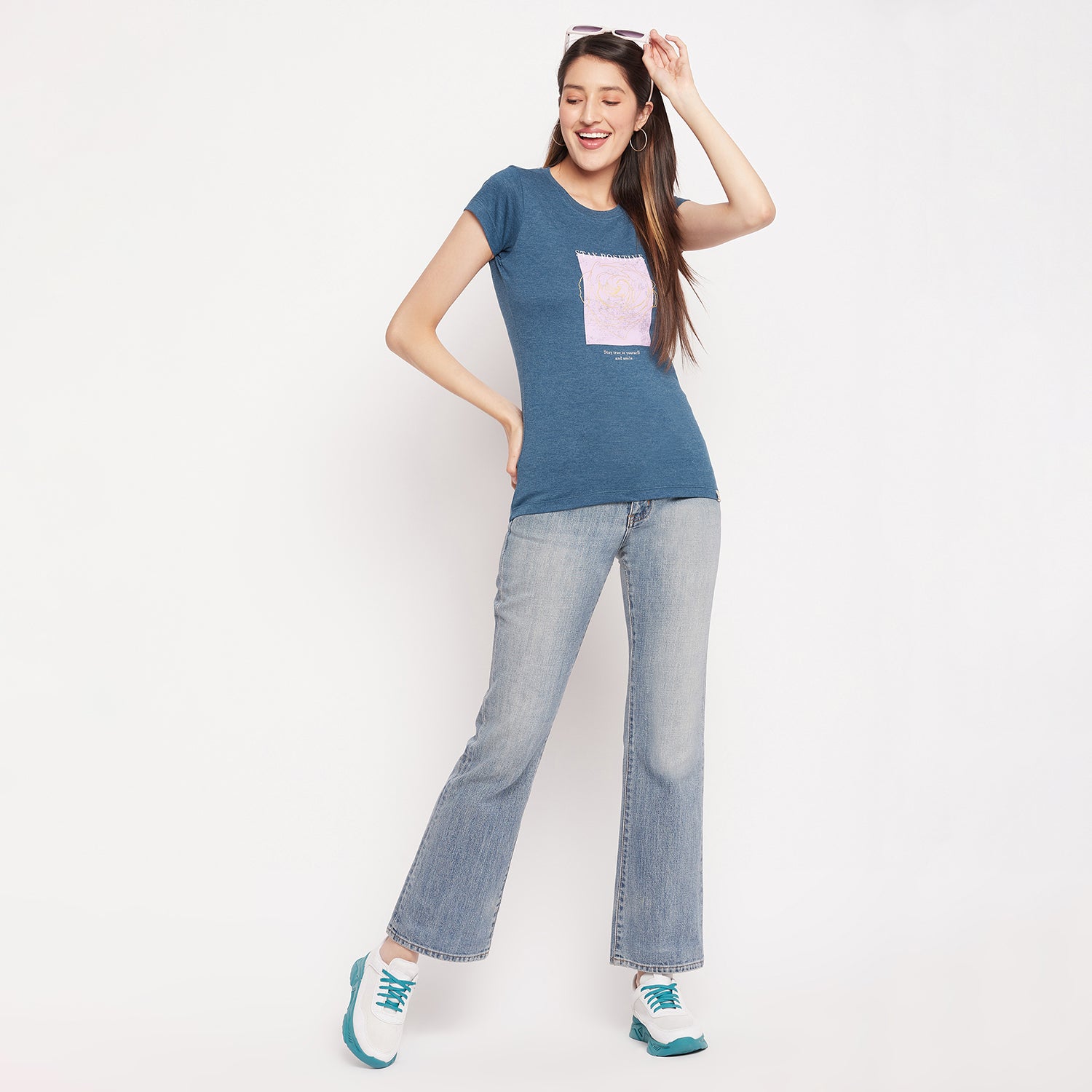 Duke Urban Women Short Sleeve Round Neck Top (LFX124)