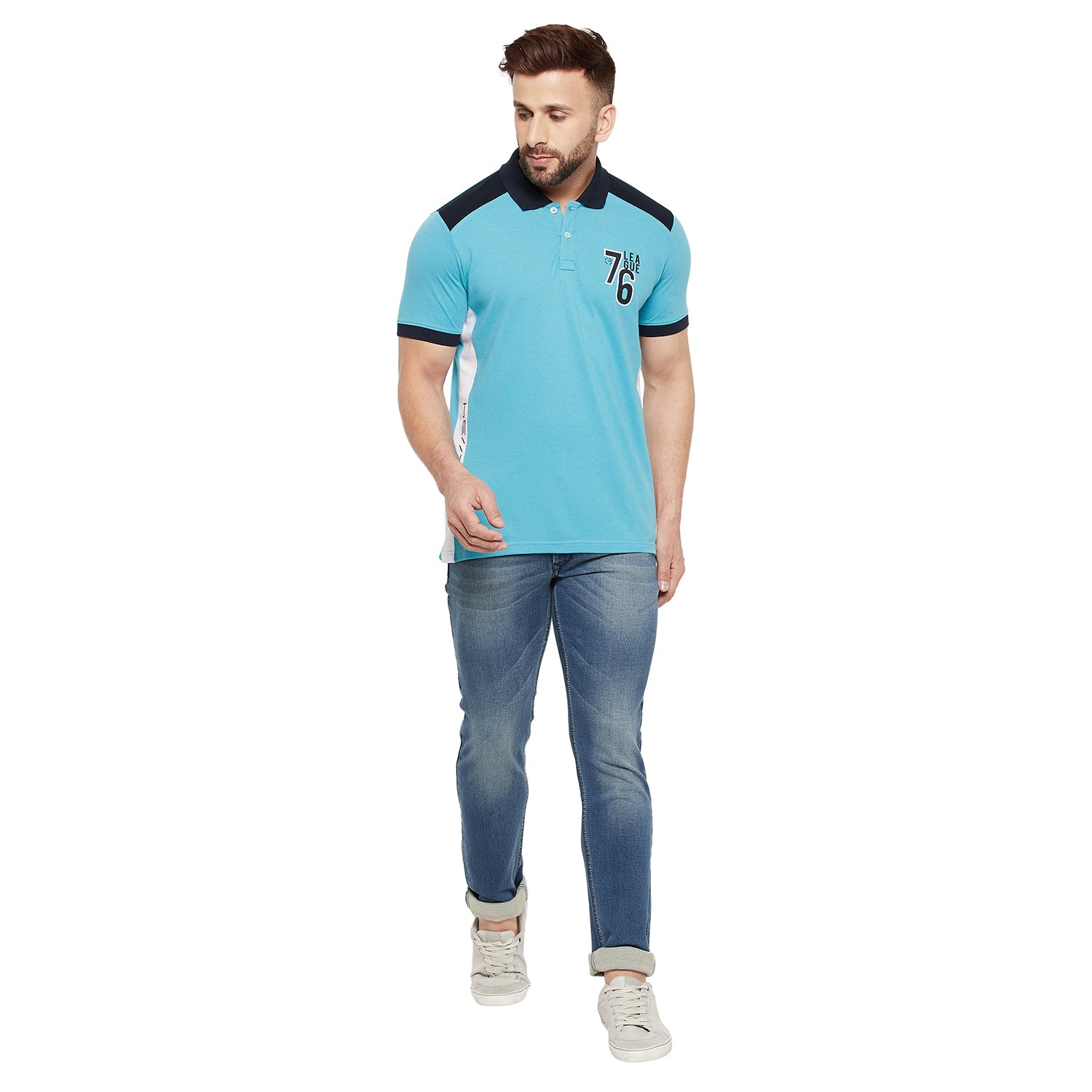 Duke Urban Men Half Sleeve Cotton T-shirt (LF5239)