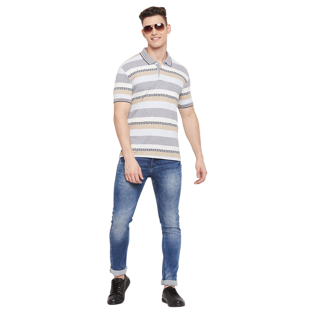 Duke Stardust Men Half Sleeve Cotton T-shirt (LF5394)