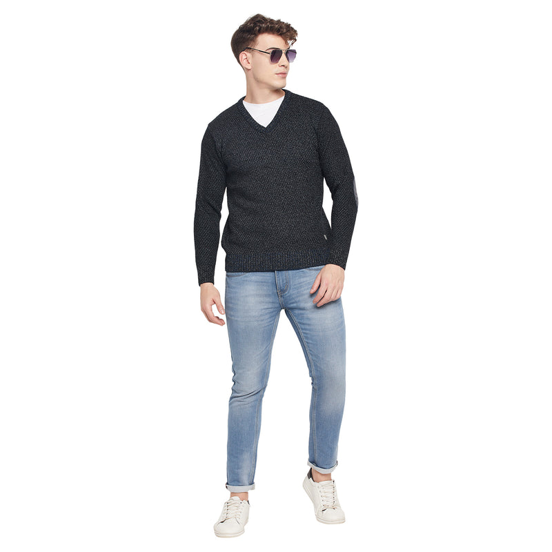 Duke Urban Men V Neck Full Sleeve Sweater (SDS669)