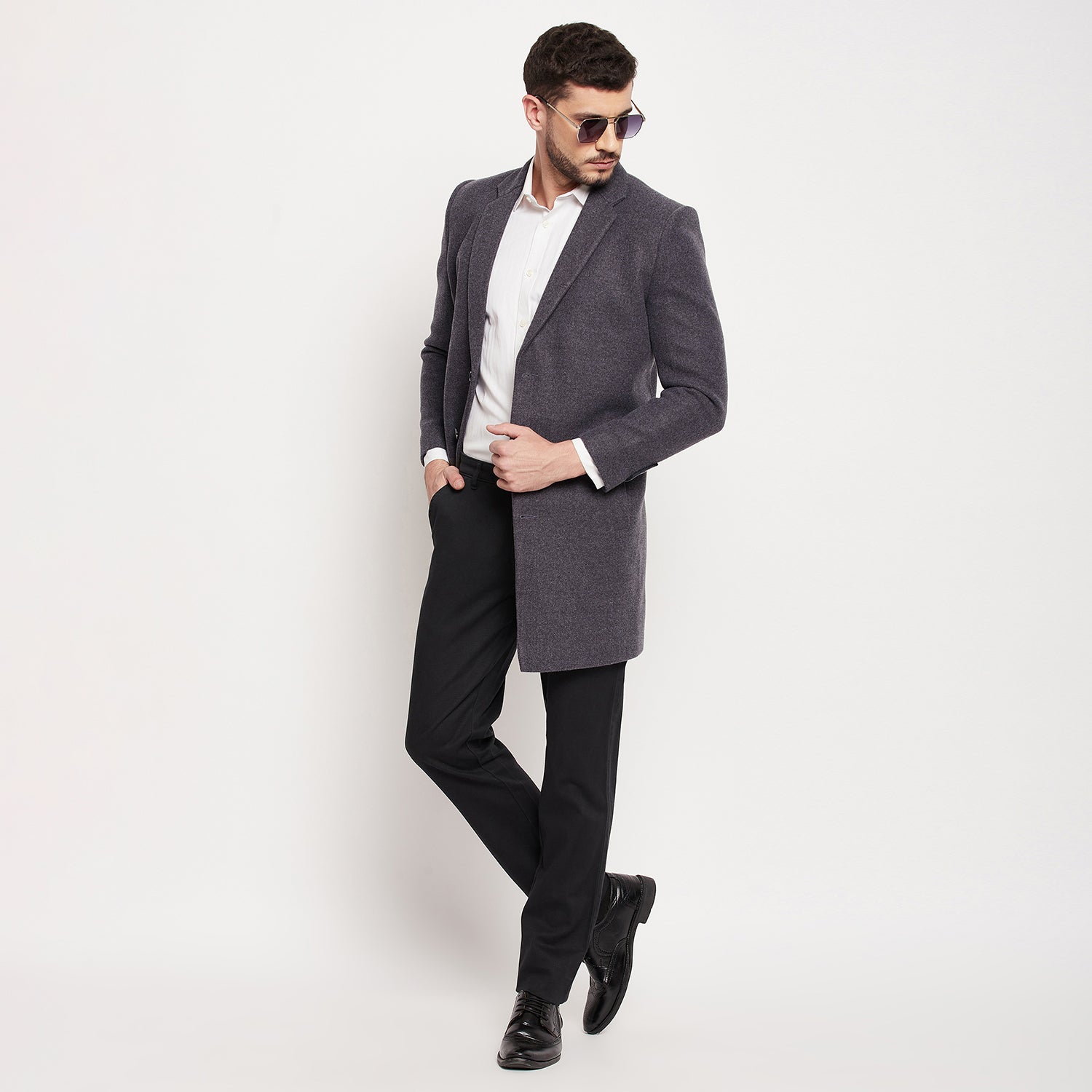 Duke Urban Men Full Sleeve Long Coat (SDZ939)