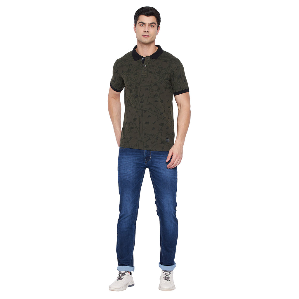 Duke Stardust Men Half Sleeve Cotton T-shirt (LF5237)