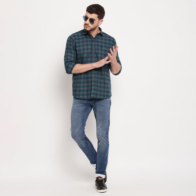 Duke Stardust Men Full Sleeve Cotton Shirt (SDO8CKO)