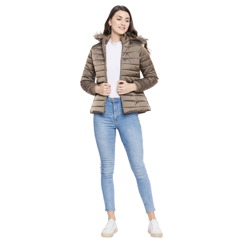 Duke Urban Women Full Sleeve Quilted Jacket (SDZ6695)