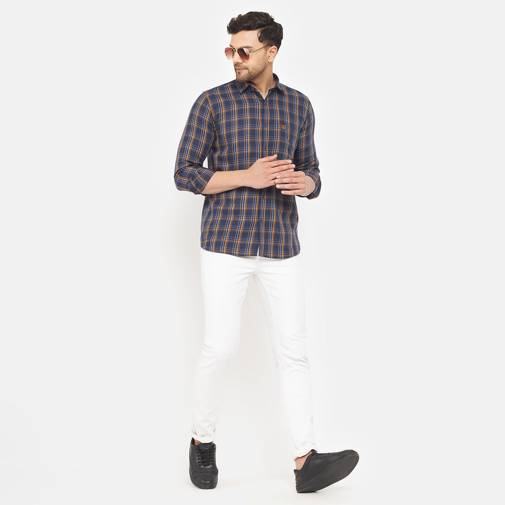 Duke Stardust Men Full Sleeve Cotton Shirt (SDO6CKI)